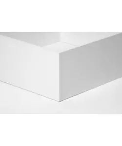 LETTO MATRIMONIALE CONTENITORE "BED BOX" BIANCO 160X190 CM